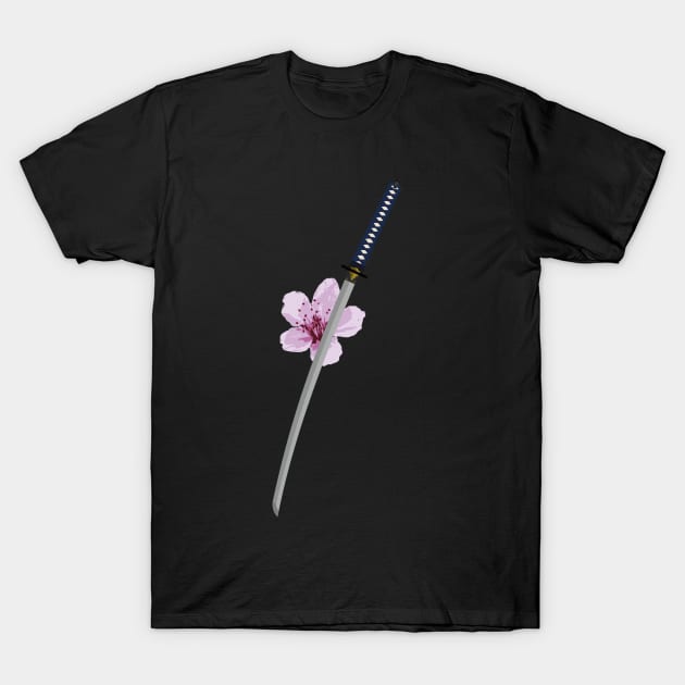 Cherry Katana T-Shirt by archvinde